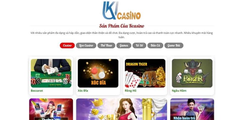 kubet casino- các trò chơi