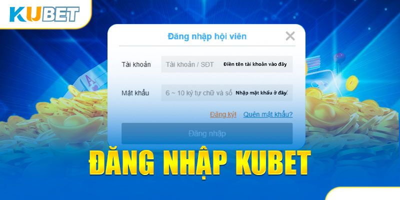 lỗi khi đăng nhập kubet