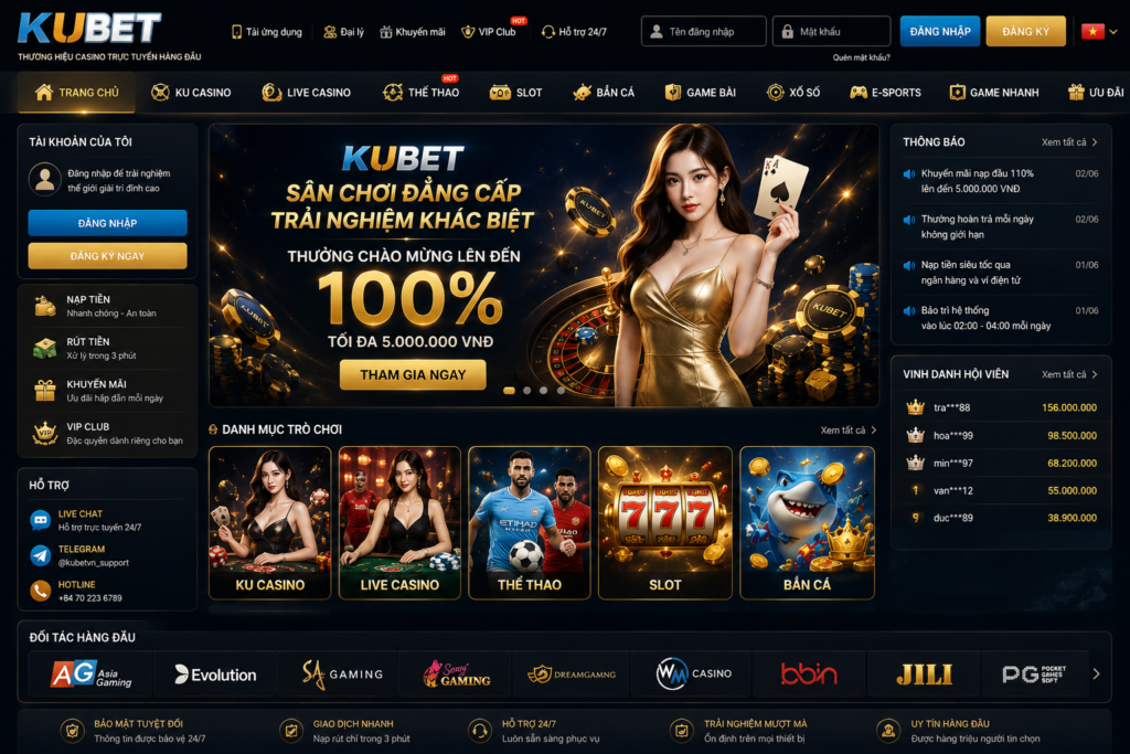 Đánh giá nhà cái Kubet được quan tâm hiện nay