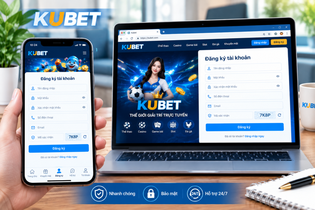 Hướng dẫn đăng ký tài khoản Kubet đơn giản