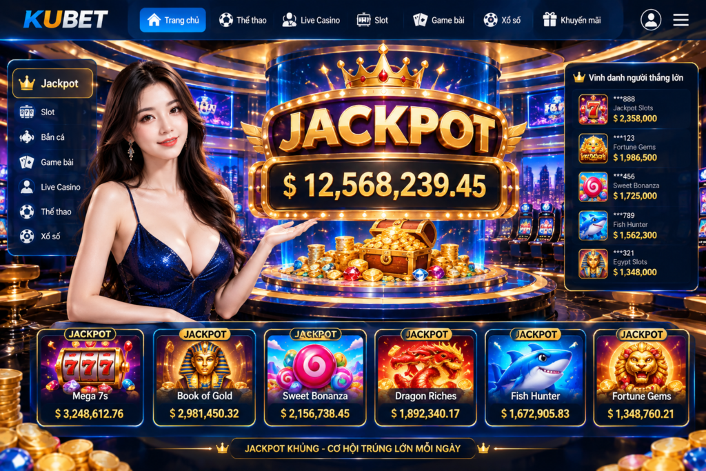 Săn Jackpot Kubet khủng, quay là trúng
